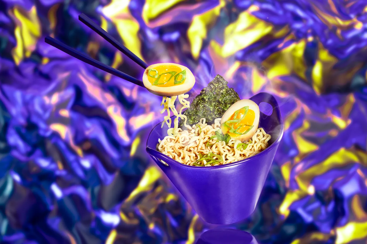 American Egg Board dish, art directed and retouched in studio