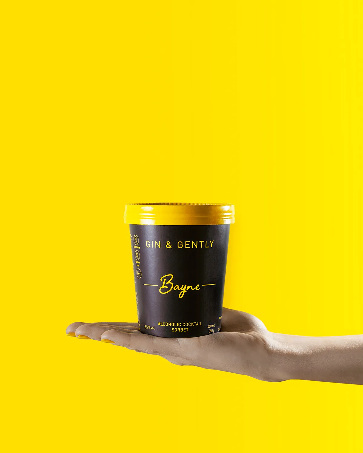 Bayne ice cream, studio lit