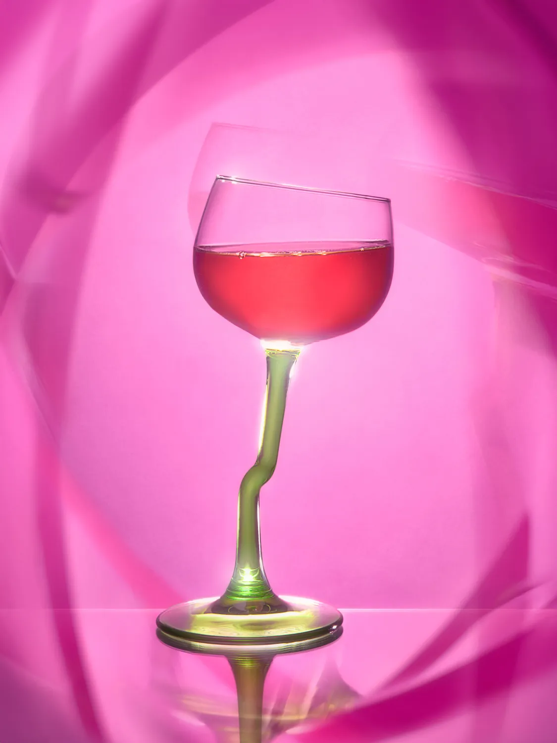 Bold wine still life from the fine art print series