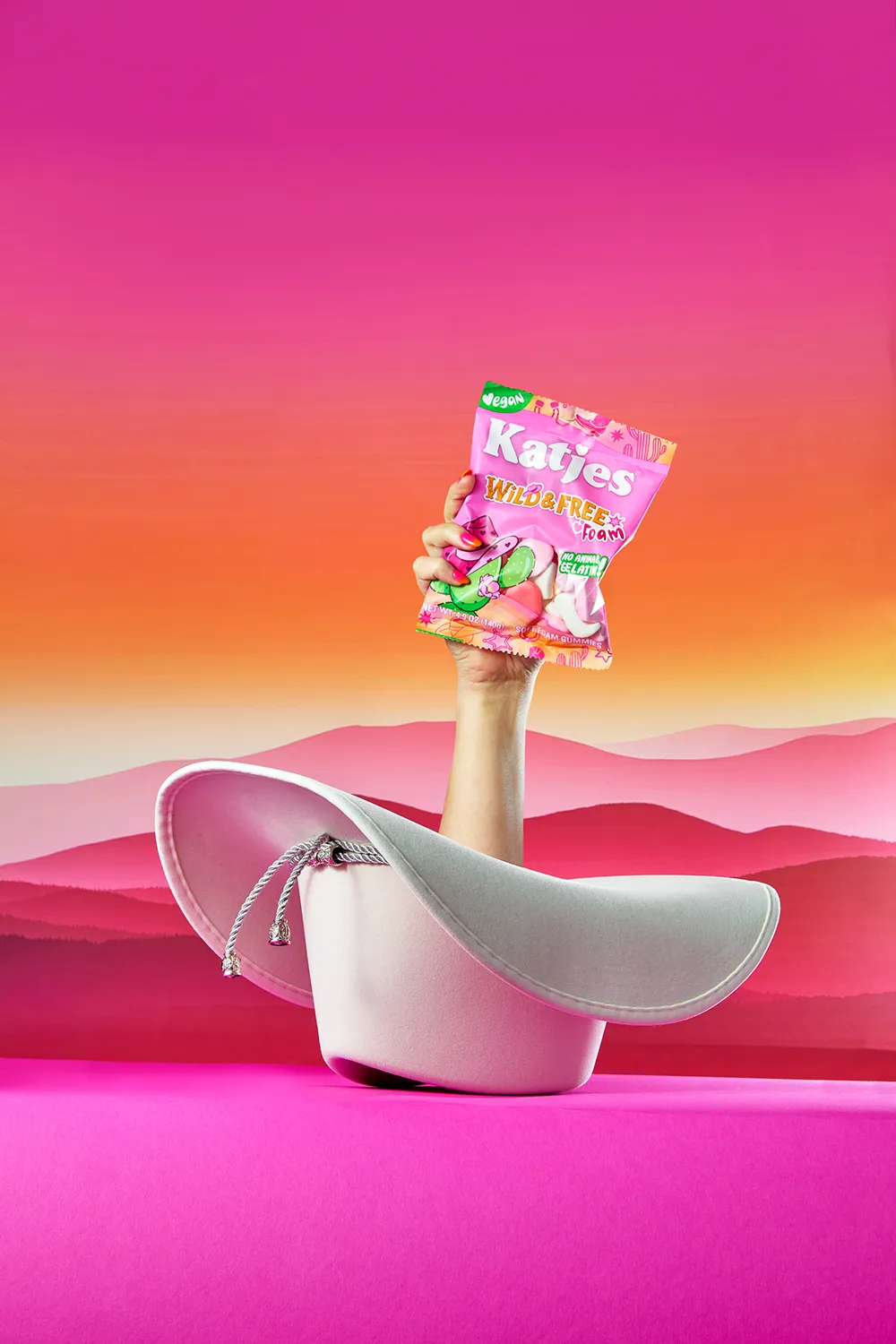 Katjes USA campaign frame, art directed and retouched