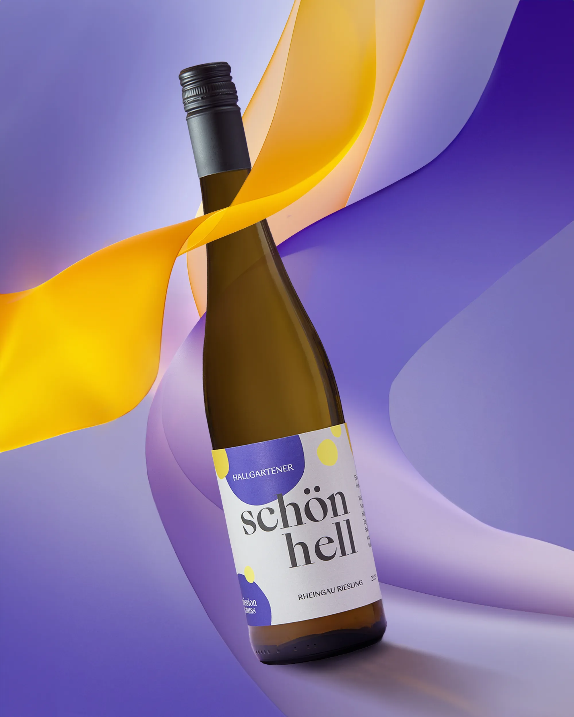 Mission Genuss wine, creative frame with AI enhancement